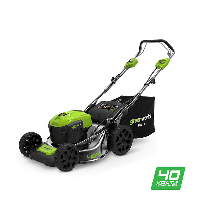 Газонокосилка аккумуляторная GREENWORKS GD40LM46SP (2506807) [40В, без акб и з/у]