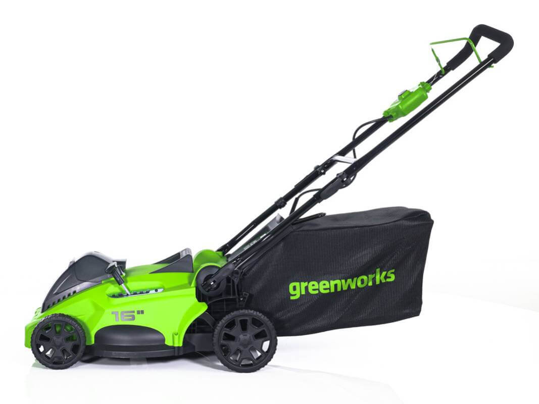 Газонокосилка аккумуляторная GREENWORKS GD40LM16XK4 (2517907UB) [40В, 1х4.0 Ач, з/у]