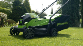 Газонокосилка аккумуляторная GREENWORKS GD24LM33K2 (2516107UA) [24В, 1х2.0 Ач, з/у]