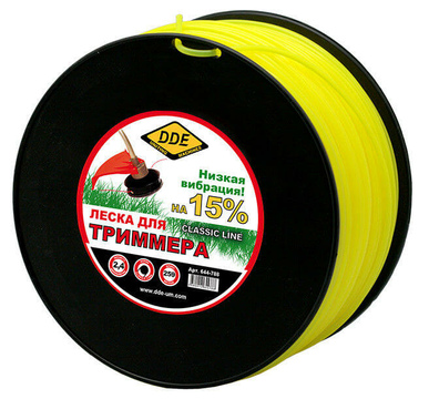 Леска триммерная DDE Classic line 2.4x259м (644-788)