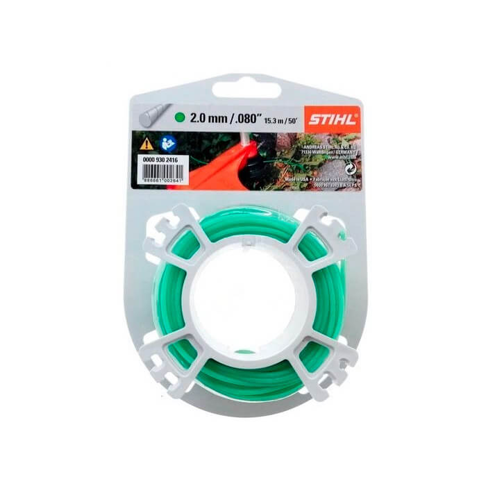 Леска триммерная STIHL 2.0х14м (00009302416-14)