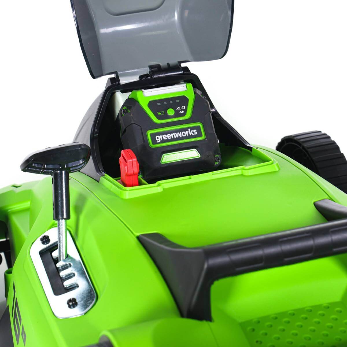 Газонокосилка аккумуляторная GREENWORKS GD40LM16XK4 (2517907UB) [40В, 1х4.0 Ач, з/у]