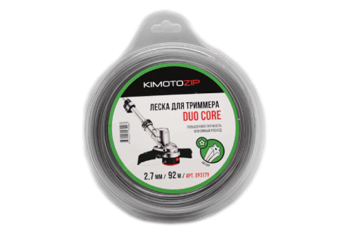 Леска триммерная KIMOTO Duo Core 2.7х92м (093179)