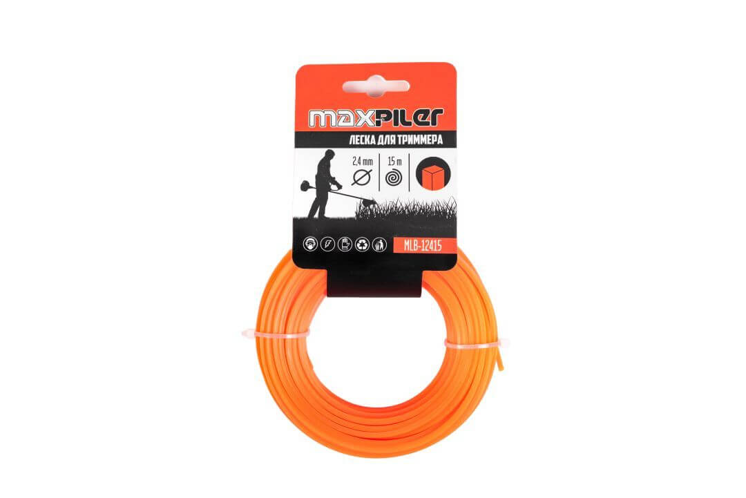 Леска триммерная MAXPILER 2.4х15м (MLB-12415)
