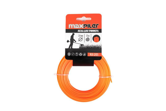 Леска триммерная MAXPILER 2.4х15м (MLB-12415)