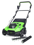 Аэратор-скарификатор аккумуляторный GREENWORKS GD40SC38IIK4 (2517607UB) [40В, 1х4.0 Ач, з/у]