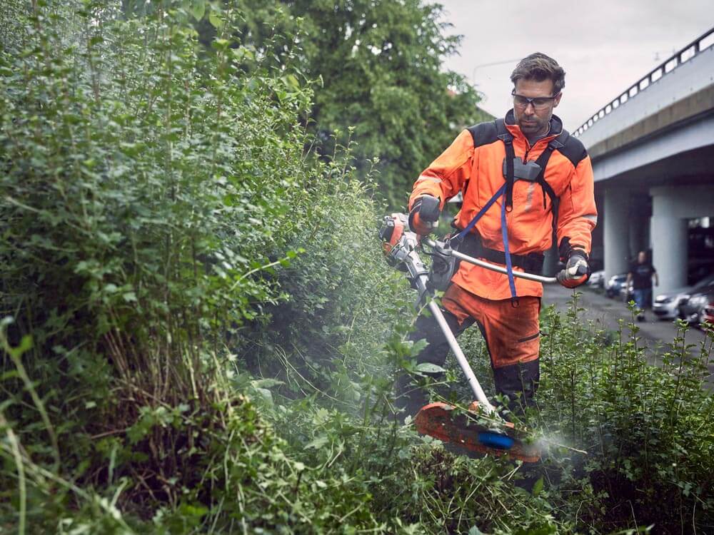 Триммер аккумуляторный HUSQVARNA 535iRX +нож +головка +подвес (9678506-03) [36В, без акб и з/у]