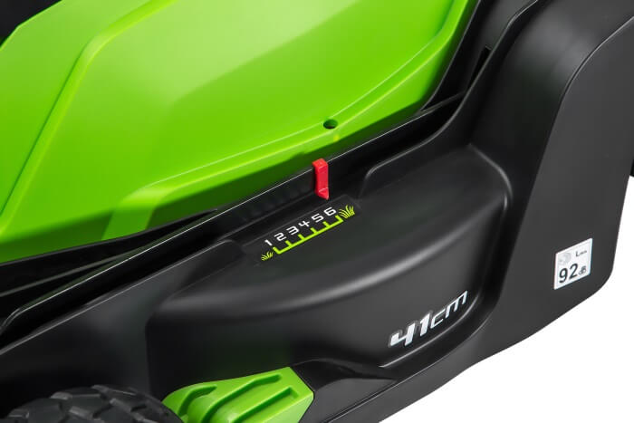 Газонокосилка аккумуляторная GREENWORKS G40LM41 (2504707) [40В, без акб и з/у]