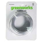 Леска триммерная GREENWORKS 1.65х20м (2933407)
