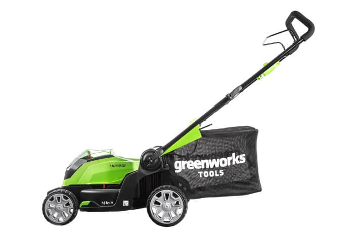 Газонокосилка аккумуляторная GREENWORKS G40LM41 (2504707) [40В, без акб и з/у]