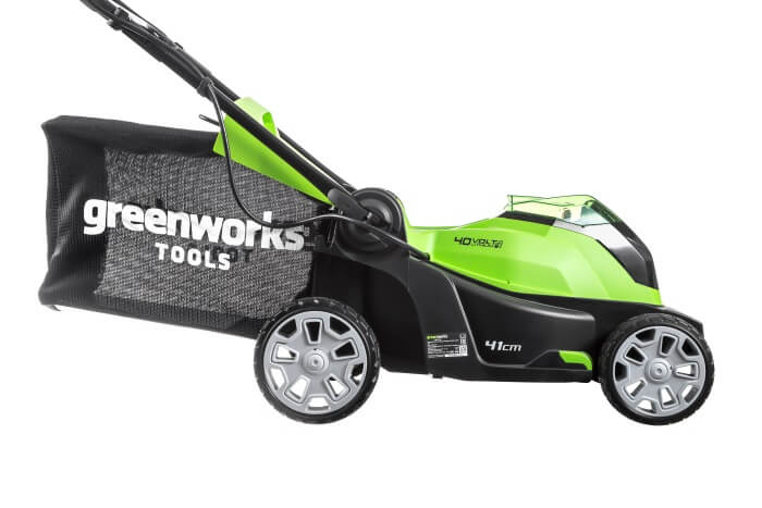 Газонокосилка аккумуляторная GREENWORKS G40LM41 (2504707) [40В, без акб и з/у]