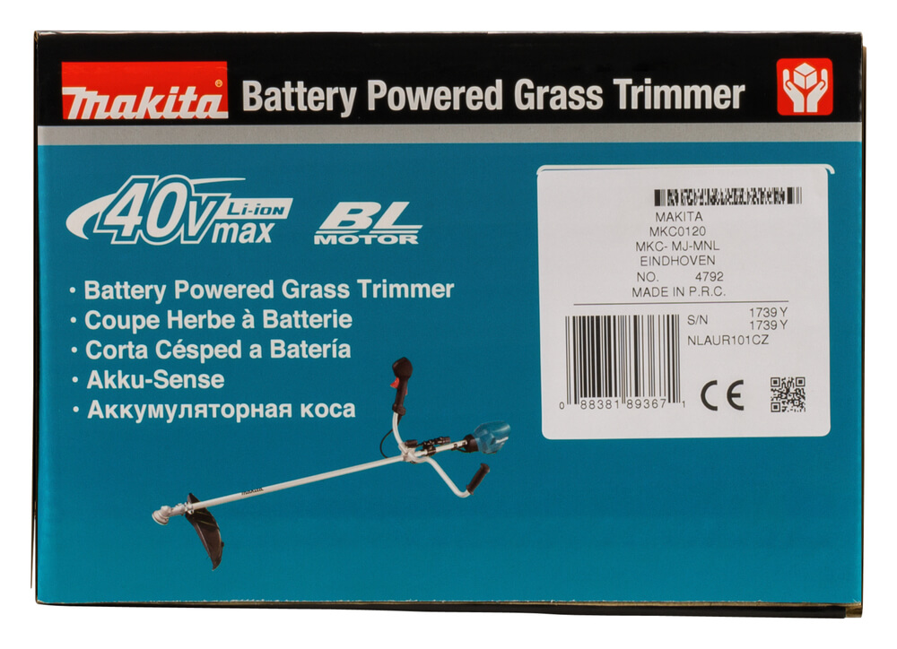 Триммер аккумуляторный MAKITA UR101CZ [2х18В, без акб и з/у]