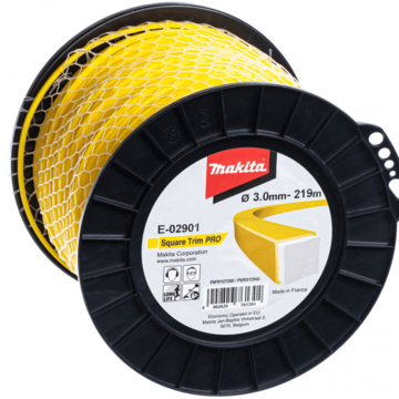 Леска триммерная MAKITA 3.0x219м (E-02901)