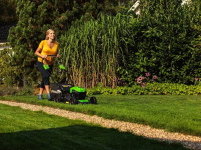 Газонокосилка аккумуляторная GREENWORKS GD40LM46SPK4 (2506807UB) [40В, 1х4.0 Ач, з/у]