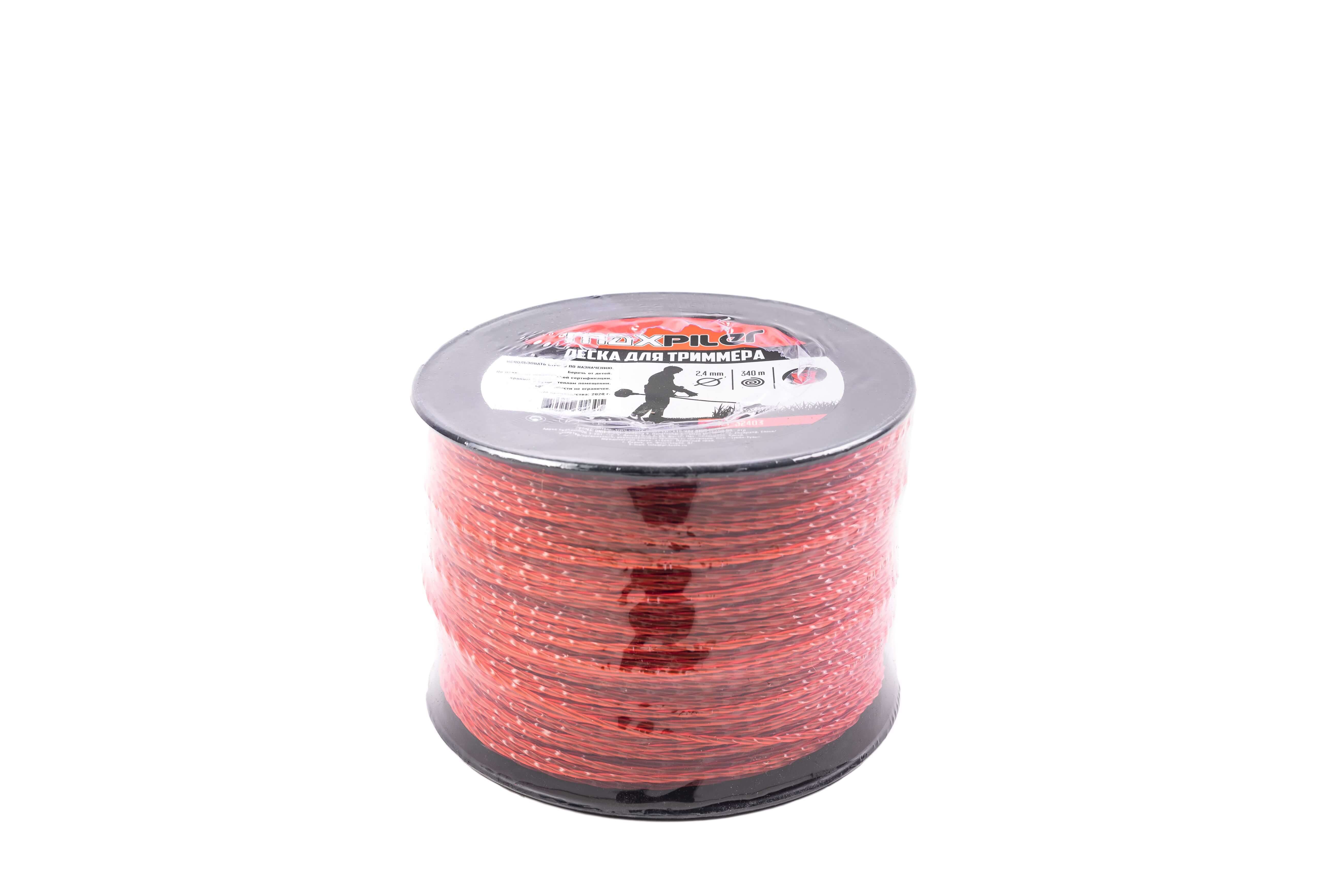 Леска триммерная MAXPILER 2.4х215м (MLT-32403)