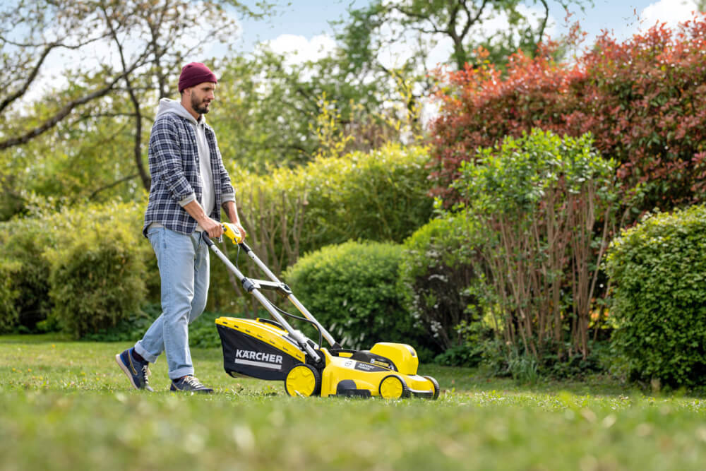 Газонокосилка аккумуляторная KARCHER LMO 36-40 Set *EU (1.444-450) [36В, 1х5.0 Ач, з/у]
