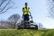 Газонокосилка аккумуляторная GREENWORKS GC82LM61S TwinForce (2515607) [82В, без акб и з/у]