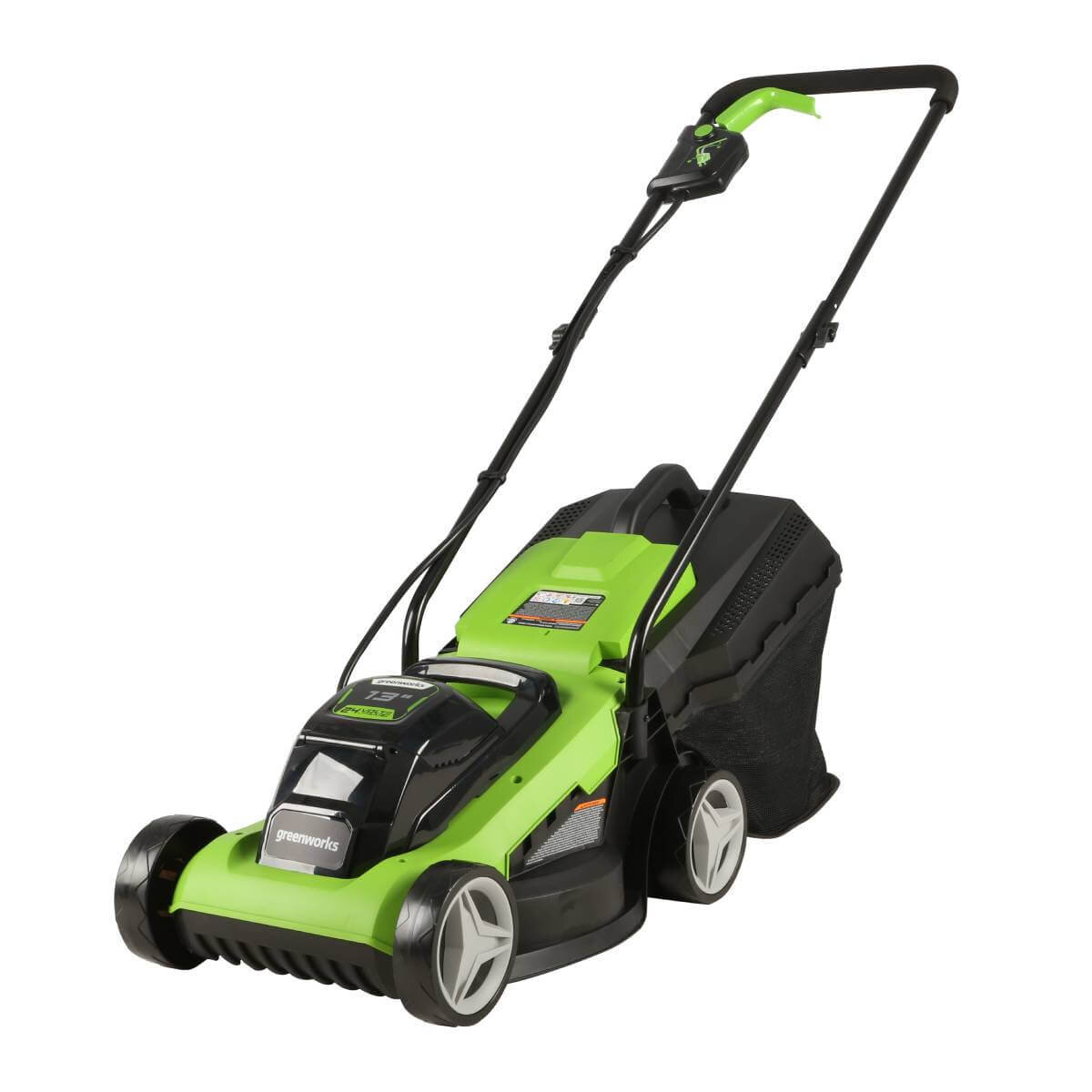 Газонокосилка аккумуляторная GREENWORKS G24LM32K2 (2509607) [24В, 1х2.0 Ач, з/у]