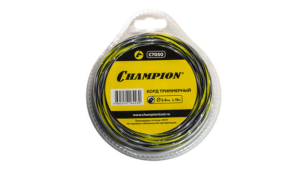 Леска триммерная CHAMPION Tornado 2.4х15м (C7050)