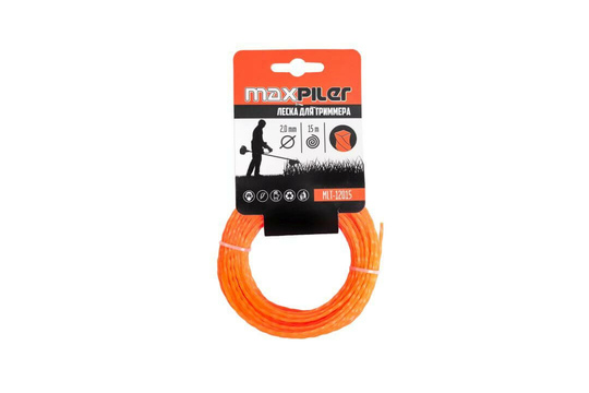 Леска для триммера MAXPILER 2.0х15м (MLT-12015)