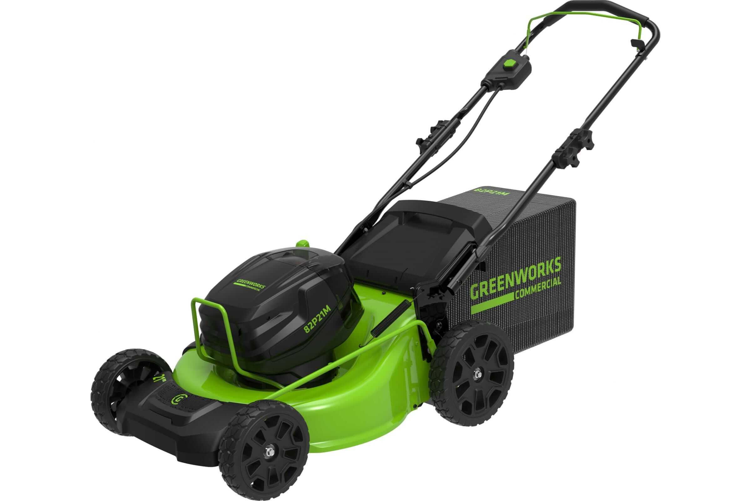 Газонокосилка аккумуляторная GREENWORKS GC82LM51SP2K2 (2515907UB) [82В, 1х5.0 Ач, з/у]