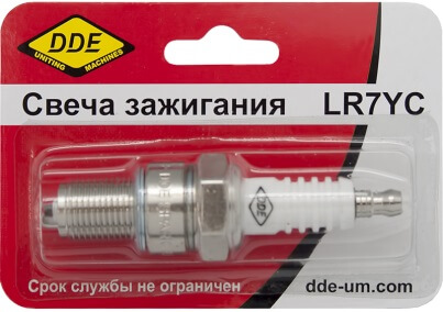 Свеча зажигания DDE LR7YC для четырехтактных двигателей