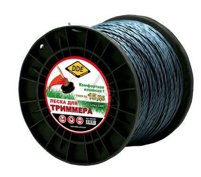 Леска триммерная DDE Speed line 3.0х222м (645-037)
