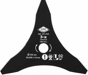 Нож DDE 3Т 255х25.4/20мм (241-444)