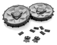 Комплект колеса с утяжелением 2х500 гр. и щетки HUSQVARNA для 305 (5977054-01)