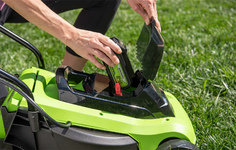 Газонокосилка аккумуляторная GREENWORKS G24X2LM41 (2512607) [24В, без акб и з/у]