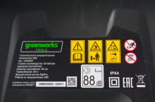 Газонокосилка аккумуляторная GREENWORKS GD60LM46HP (2502807) [60В, без акб и з/у]
