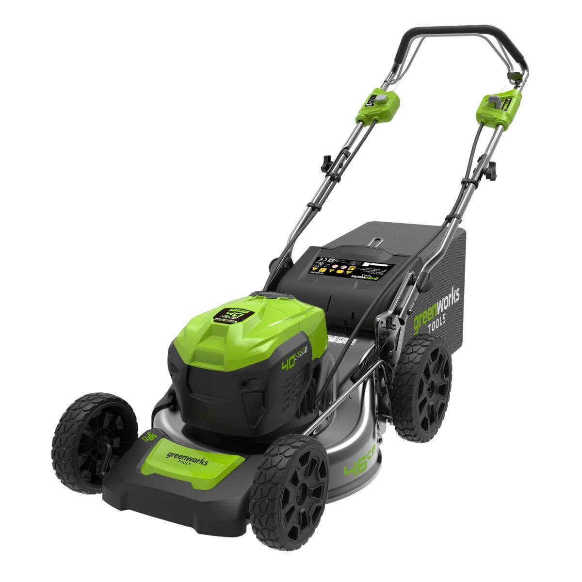 Газонокосилка аккумуляторная GREENWORKS GD40LM46SPK4 (2506807UG) [40В, 1х5.0 Ач, з/у]