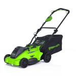 Газонокосилка аккумуляторная GREENWORKS GD40LM16XK4 (2517907UB) [40В, 1х4.0 Ач, з/у]