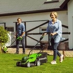 Газонокосилка аккумуляторная GREENWORKS GD24LM33K2 (2516107UA) [24В, 1х2.0 Ач, з/у]