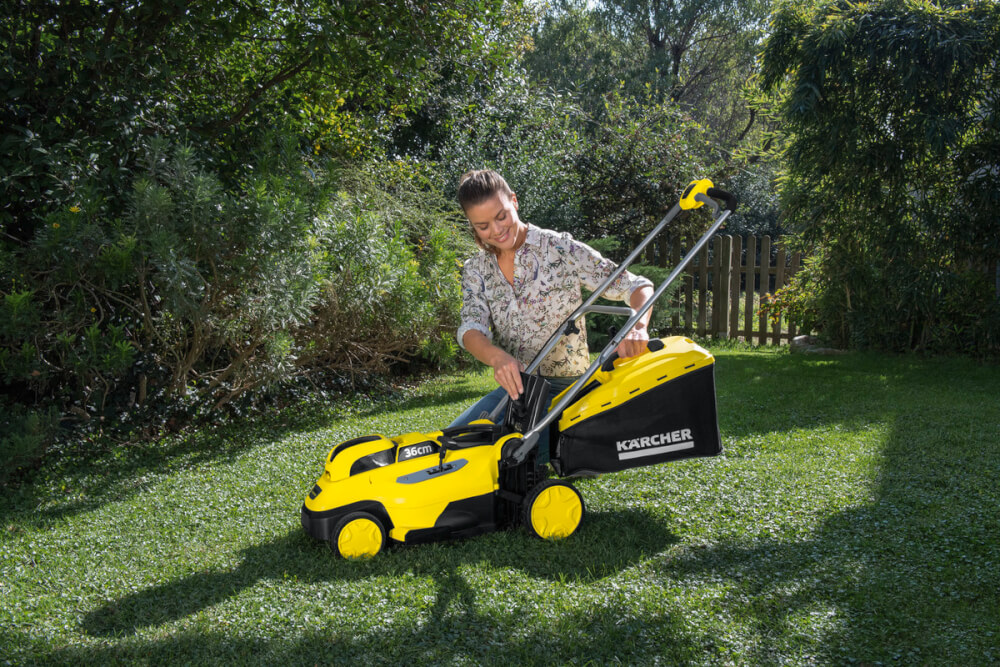 Газонокосилка аккумуляторная KARCHER LMO 18-36 Set *EU (1.444-421) [18В, 1х5.0 Ач, з/у]