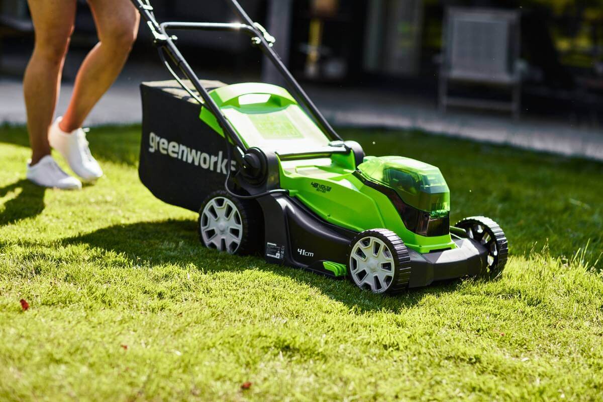 Газонокосилка аккумуляторная GREENWORKS G24X2LM41 (2512607) [24В, без акб и з/у]