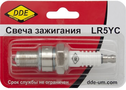 Свеча зажигания DDE LR5YC для четырехтактных двигателей