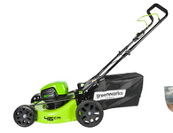 Газонокосилка аккумуляторная GREENWORKS GD60LM46HP (2502807) [60В, без акб и з/у]