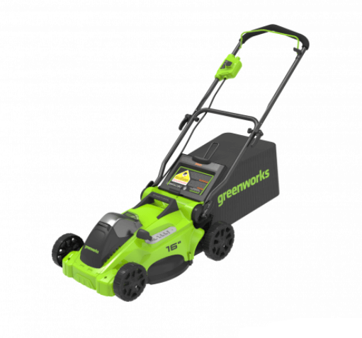 Газонокосилка аккумуляторная GREENWORKS GD40LM16X (2517907) [40В, без акб и з/у]