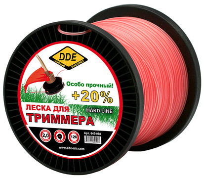 Леска триммерная DDE Hard line 2.0x126 (645-068)