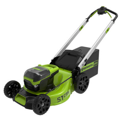 Газонокосилка аккумуляторная GREENWORKS GD60LM51SPK4 (2514307UB) [60В, 1х4.0 Ач, з/у]